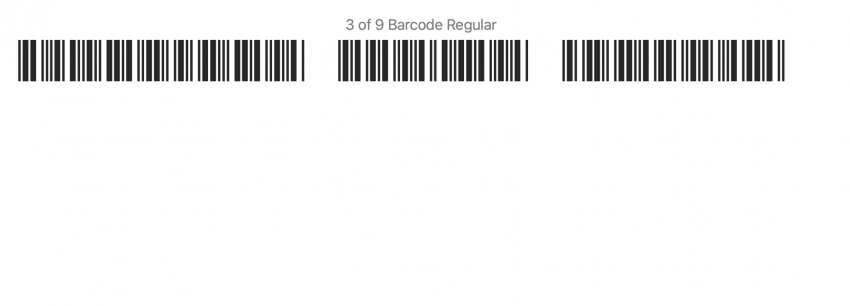 Barcode Font für FileMaker Server